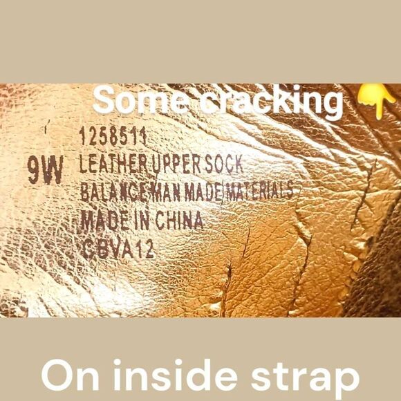 SOFFT Women's Leather Gold Tone Sandals 9 Wide - Picture 11 of 13